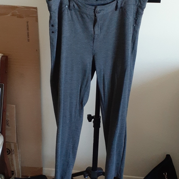 Maurice's Women's Stone Grey Full Length Everyday Leggings - Size XL Short - Picture 4 of 7